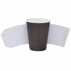 Blue Panda Black Cat Party Cups And Die-Cut Cat Sleeves For Halloween (50 Pack, 9 Oz)