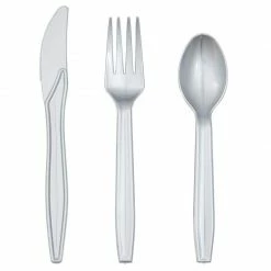 Dinnerware Sets Blue Panda 25th Anniversary Party Supplies (Serves 24, 146 Pieces In Total)