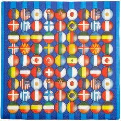 Blue Panda Flag Paper Napkins For International Party (6.5 X 6.5 In, 100 Pack) Special Occasions 9 Blue Panda Flag Paper Napkins For International Party (6.5 X 6.5 In, 100 Pack) Special Occasions