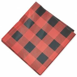 Blue Panda Tablecloths 3 Pack Buffalo Plaid Plastic Table Cover (54 X 108 In)