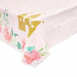 Blue Panda Princess Birthday Party Plastic Table Cover (54 X 108 In, 3 Pack) Tablecloths