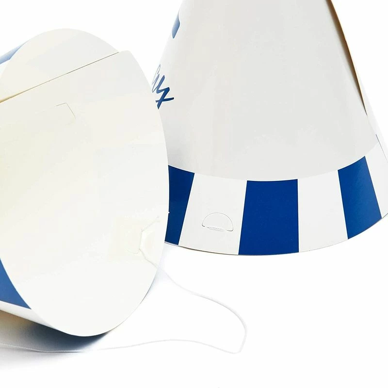 Blue Panda 1st Birthday Party Cone Hats (5 X 7 In, 24 Pack) Blue 7 Blue Panda 1st Birthday Party Cone Hats (5 X 7 In, 24 Pack) Blue