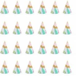 Blue Panda Mermaid Party Hats For Girl's Birthday Party (24 Pack) Special Occasions 10 Blue Panda Mermaid Party Hats For Girl's Birthday Party (24 Pack) Special Occasions