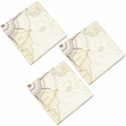 Blue Panda Adventure Themed Party Plastic Table Cover For Baby Showers (54 X 108 In, 3 Pack)