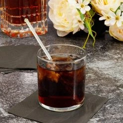 Blue Panda Gold Glitter Swizzle Sticks For Cocktails (Pack Of 100) Special Occasions