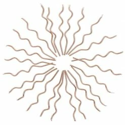 Blue Panda Metallic Rose Gold Swirl Birthday Cake Candles (5 In, 48 Pack) Special Occasions