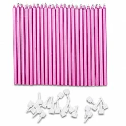 Blue Panda Rainbow Unicorn Birthday Cake Candles With Holders (28 Pack) 10 Blue Panda Rainbow Unicorn Birthday Cake Candles With Holders (28 Pack)