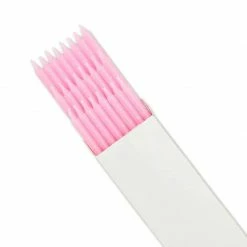 Blue Panda Sixteen Pink Birthday Cake Candles With Holders (31 Pack)