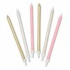 Blue Panda Metallic Glitter Long Thin Birthday Cake Candles With Holders (5 In, 48 Pack) 1 Blue Panda Metallic Glitter Long Thin Birthday Cake Candles With Holders (5 In, 48 Pack)