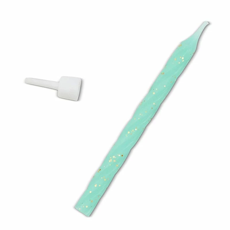 Blue Panda 2 Boxes Of 24 Pack Pastel Colors With Gold Glitter Candles In 3 Inch, 6 Color Assorted, With Holders 5 Blue Panda 2 Boxes Of 24 Pack Pastel Colors With Gold Glitter Candles In 3 Inch, 6 Color Assorted, With Holders