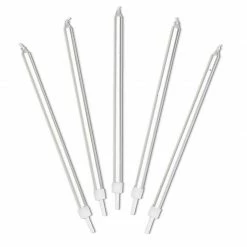 Blue Panda Number 0-9 Birthday Cake Candles With Holders (Silver, 34 Pack) Special Occasions 13 Blue Panda Number 0-9 Birthday Cake Candles With Holders (Silver, 34 Pack) Special Occasions