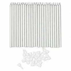 Blue Panda Number 0-9 Birthday Cake Candles With Holders (Silver, 34 Pack) Special Occasions 15 Blue Panda Number 0-9 Birthday Cake Candles With Holders (Silver, 34 Pack) Special Occasions