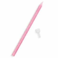 Blue Panda Pink Glitter Long Thin Birthday Cake Candles In Holders (5 In, 48 Pack) Special Occasions