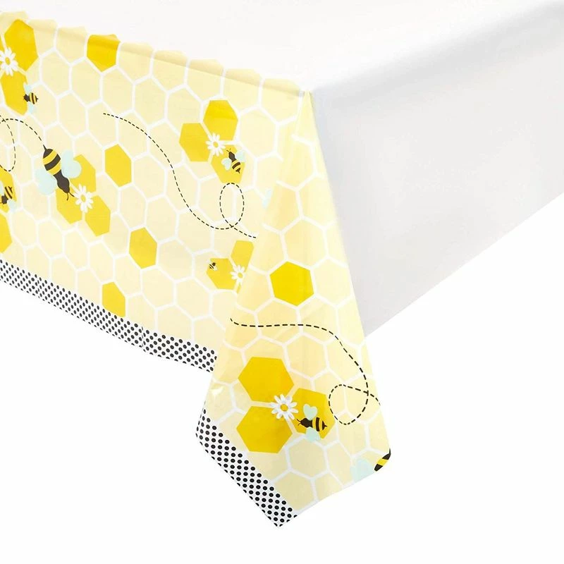 Blue Panda Special Occasions Bumble Bee Party Table Covers (54 X 108 In., 3 Pack) 3 Blue Panda Special Occasions Bumble Bee Party Table Covers (54 X 108 In., 3 Pack)