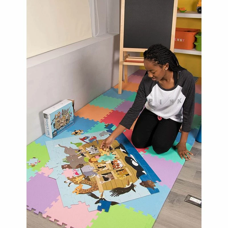 Blue Panda 100-Piece Rainbow Unicorn Kids Floor Puzzle (2 X 3 Feet) Games 4 Blue Panda 100-Piece Rainbow Unicorn Kids Floor Puzzle (2 X 3 Feet) Games