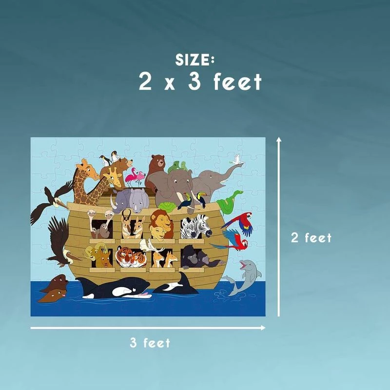 Blue Panda 100-Piece Rainbow Unicorn Kids Floor Puzzle (2 X 3 Feet) Games 7 Blue Panda 100-Piece Rainbow Unicorn Kids Floor Puzzle (2 X 3 Feet) Games