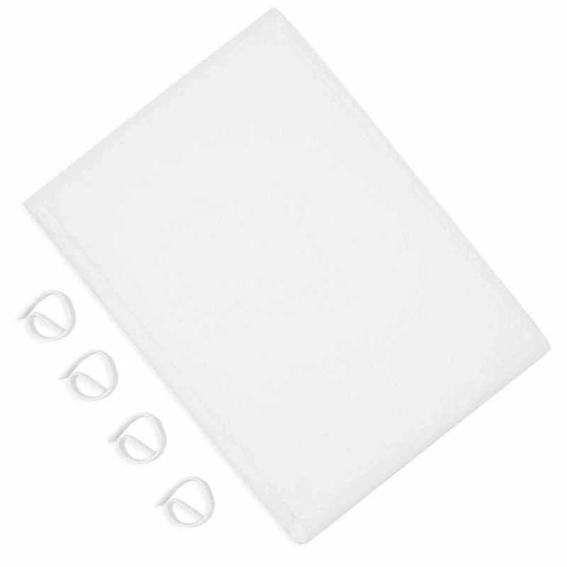 Blue Panda Disposable Plastic Tablecloth (90 In., White) Tablecloths 4 Blue Panda Disposable Plastic Tablecloth (90 In., White) Tablecloths