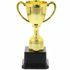 Blue Panda Gold Award Trophies For Sports And Competitions (7 Inches, 3 Pack)