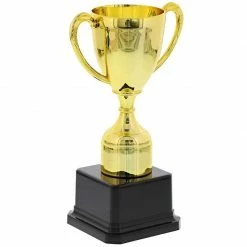 Blue Panda Gold Award Trophies For Sports And Competitions (7 Inches, 3 Pack)
