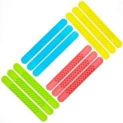 Blue Panda Spiky Slap Bracelets Kids Party Favors (4 Colors, 12 Pack) Kids Birthday