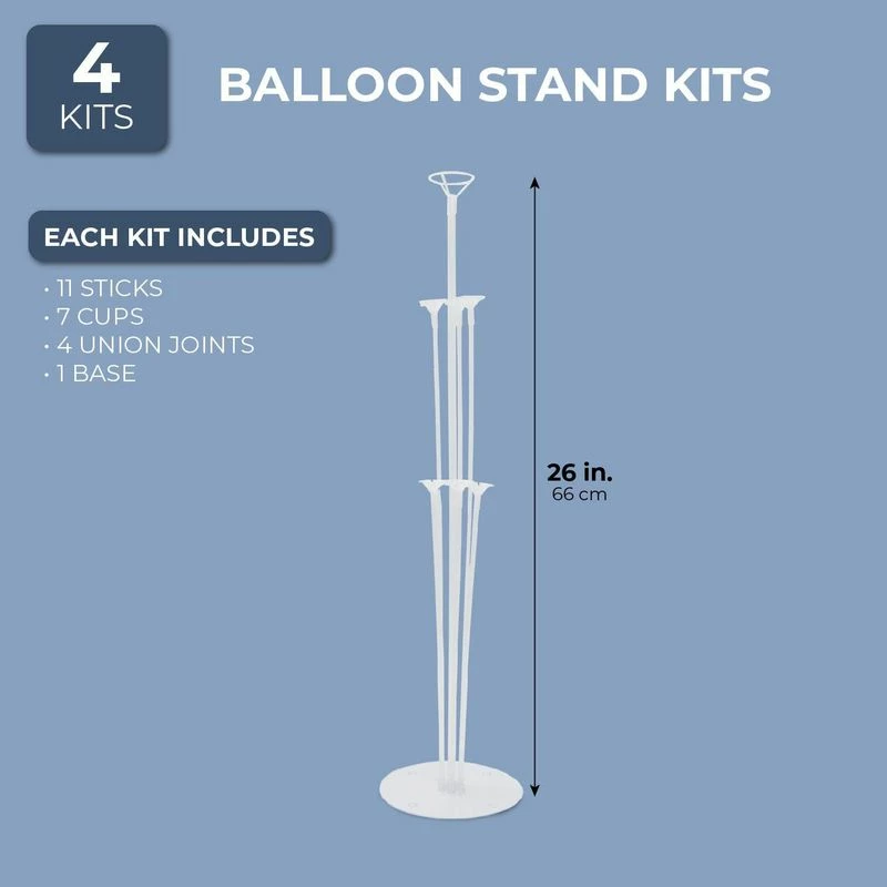 Balloons Blue Panda Balloon Centerpiece 4 Pack - Balloon Stand Kit - 26 Inch 4 Balloons Blue Panda Balloon Centerpiece 4 Pack - Balloon Stand Kit - 26 Inch