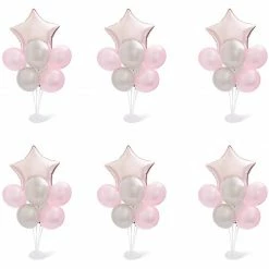 Balloons Blue Panda Balloon Centerpiece 4 Pack - Balloon Stand Kit - 26 Inch 11 Balloons Blue Panda Balloon Centerpiece 4 Pack - Balloon Stand Kit - 26 Inch