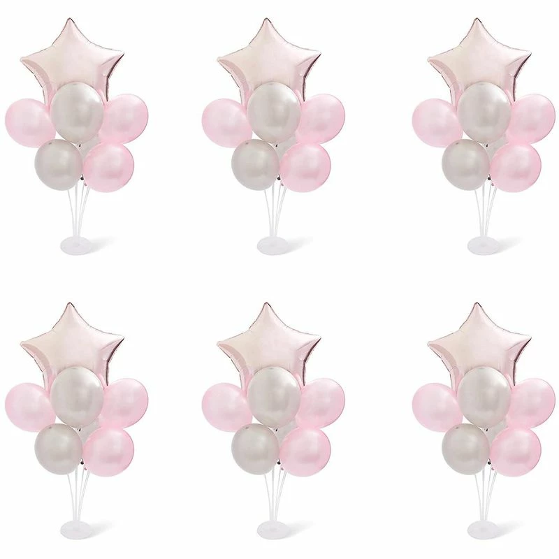 Balloons Blue Panda Balloon Centerpiece 4 Pack - Balloon Stand Kit - 26 Inch 5 Balloons Blue Panda Balloon Centerpiece 4 Pack - Balloon Stand Kit - 26 Inch