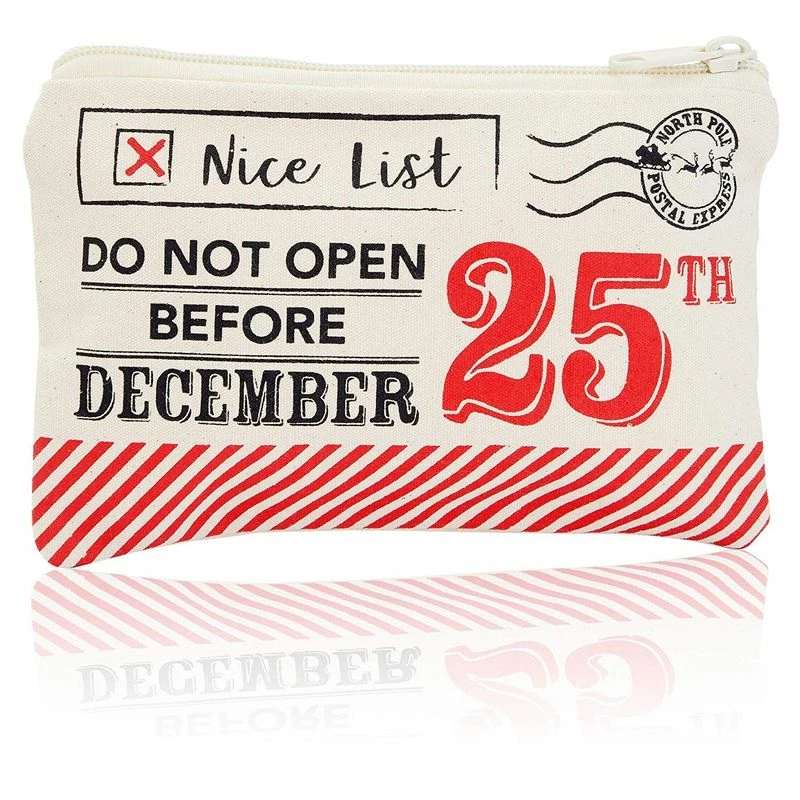Blue Panda Card Holder Pouches For Christmas, Nice List (4 Pack) 3 Blue Panda Card Holder Pouches For Christmas, Nice List (4 Pack)