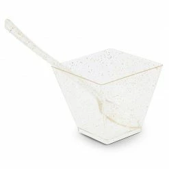 Blue Panda Gold Glitter Square Dessert Cups With Spoons For Birthdays, Wedding, Parties (2 Oz, 200 Pack) Special Occasions 9 Blue Panda Gold Glitter Square Dessert Cups With Spoons For Birthdays, Wedding, Parties (2 Oz, 200 Pack) Special Occasions