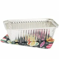 Blue Panda Holiday Loaf Pans With Lids, Aluminum Foil Baking Tins (8.5 X 2.5 X 4.5 In, 50 Pack) 9 Blue Panda Holiday Loaf Pans With Lids, Aluminum Foil Baking Tins (8.5 X 2.5 X 4.5 In, 50 Pack)