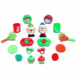 Blue Panda Christmas Stocking Stuffer Toys, Holiday Party Favors (100 Pack)