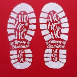 Blue Panda Christmas Window Decals, Footprints And Snowflakes (127 Pieces) 13 Blue Panda Christmas Window Decals, Footprints And Snowflakes (127 Pieces)