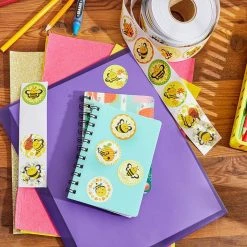 Blue Panda Bee Stickers, Sticker Roll (1.5 In, 1000 Pieces) 11 Blue Panda Bee Stickers, Sticker Roll (1.5 In, 1000 Pieces)