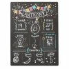 Blue Panda Milestones Of Baby's First Year Chalkboard For Photography Prop (11.6 X 15.6 In) 2 Blue Panda Milestones Of Baby's First Year Chalkboard For Photography Prop (11.6 X 15.6 In)