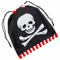 Blue Panda Pirate Skull Drawstring Party Favor Bags For Kids (10 X 12 In, 12 Pack) 11 Blue Panda Pirate Skull Drawstring Party Favor Bags For Kids (10 X 12 In, 12 Pack)