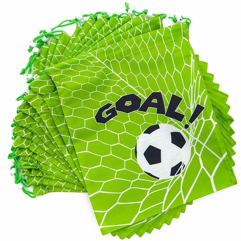 Blue Panda Soccer Party Drawstring Favor Bags (12 X 10 In, 12 Pack) 4 Blue Panda Soccer Party Drawstring Favor Bags (12 X 10 In, 12 Pack)