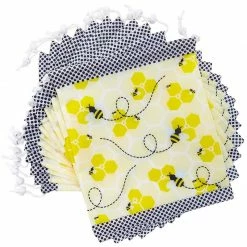 Blue Panda Bumble Bee Party Favor Drawstring Bags For Kids (12 X 10 In, 12 Pack) Special Occasions