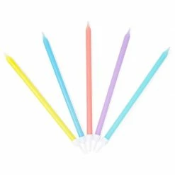 Blue Panda Happy Birthday Glitter Dipped Candles (Assorted Sizes, 5 Colors, 37 Pack) Special Occasions 10 Blue Panda Happy Birthday Glitter Dipped Candles (Assorted Sizes, 5 Colors, 37 Pack) Special Occasions
