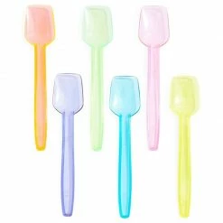 Blue Panda Ice Cream Party Dessert Bowls With Neon Plastic Spoons (8 Oz., 100 Pack) Cups 10 Blue Panda Ice Cream Party Dessert Bowls With Neon Plastic Spoons (8 Oz., 100 Pack) Cups