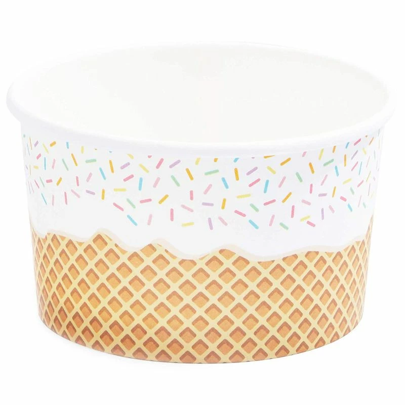 Blue Panda Ice Cream Party Dessert Bowls With Neon Plastic Spoons (8 Oz., 100 Pack) Cups 6 Blue Panda Ice Cream Party Dessert Bowls With Neon Plastic Spoons (8 Oz., 100 Pack) Cups