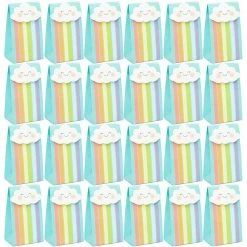 Blue Panda Cloud Party Favor Bags With Stickers For Kids (24 Pack) Special Occasions 10 Blue Panda Cloud Party Favor Bags With Stickers For Kids (24 Pack) Special Occasions