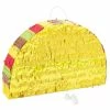 Blue Panda Decorations Small Taco Pinata (17 X 10 In.) 2 Blue Panda Decorations Small Taco Pinata (17 X 10 In.)