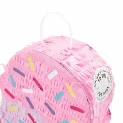 Blue Panda Ice Cream Cone Pinata, Kids Birthday Party Decorations (16 X 7.5 In)