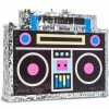 Blue Panda Pinata Boom Box, 80’s Party Decorations (16.5 X 12.8 In) 2 Blue Panda Pinata Boom Box, 80’s Party Decorations (16.5 X 12.8 In)