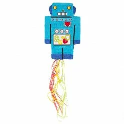 Blue Panda Decorations Robot Pinata, Kids Birthday Party Supplies (16.6 X 10.8 In) 12 Blue Panda Decorations Robot Pinata, Kids Birthday Party Supplies (16.6 X 10.8 In)