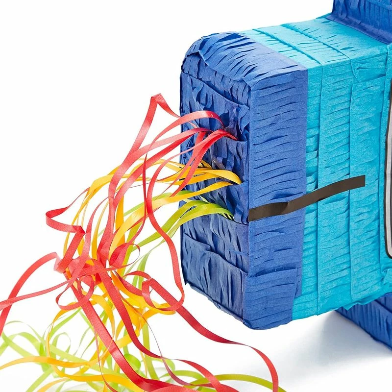 Blue Panda Decorations Robot Pinata, Kids Birthday Party Supplies (16.6 X 10.8 In) 9 Blue Panda Decorations Robot Pinata, Kids Birthday Party Supplies (16.6 X 10.8 In)