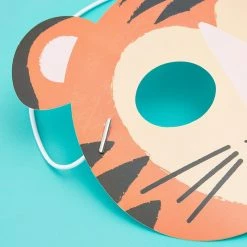 Blue Panda Jungle Theme Party Favors, Eye Coverings For Birthday Photo Props (24 Pack)