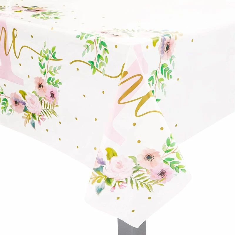 Blue Panda Tablecloths 1st Birthday Party Tablecloth (54 X 108 In., 3 Pack) 7 Blue Panda Tablecloths 1st Birthday Party Tablecloth (54 X 108 In., 3 Pack)