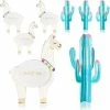 Blue Panda Llama Honeycomb And Cactus Centerpiece For Table Decorations (8 Pack) 2 Blue Panda Llama Honeycomb And Cactus Centerpiece For Table Decorations (8 Pack)
