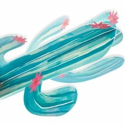 Blue Panda Llama Honeycomb And Cactus Centerpiece For Table Decorations (8 Pack)